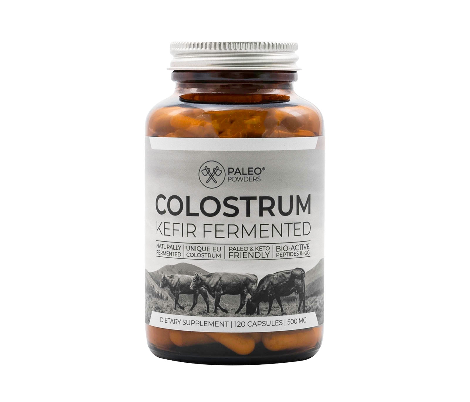 Colostrum - Kefir Fermented - 120 capsules - Paleo Powders